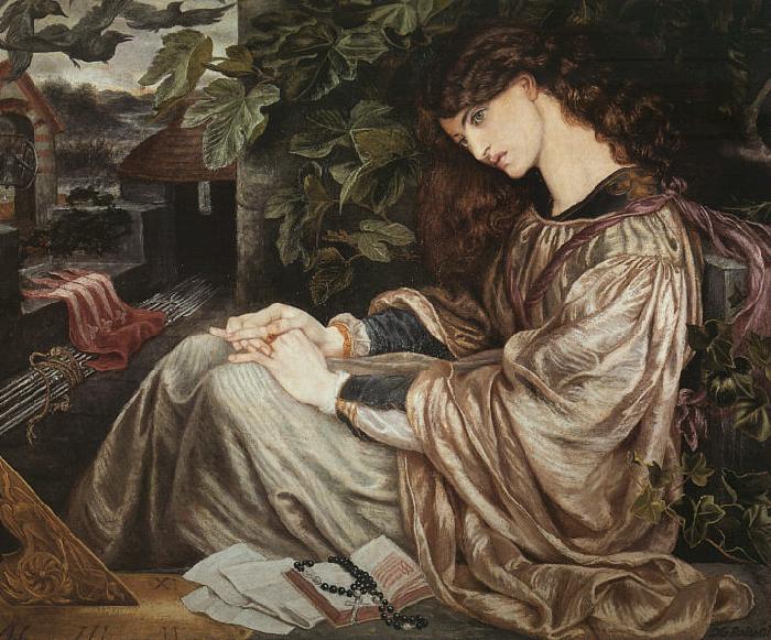 Dante Gabriel Rossetti La Pia de' Tolomei France oil painting art